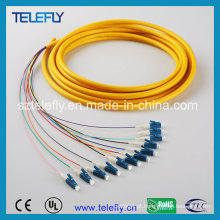 LC 12 cabo de fibra óptica cabo de remendo